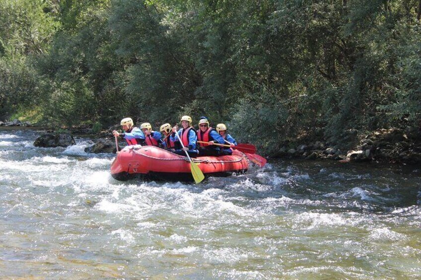 Rafting in the Cilento National Park in Salerno