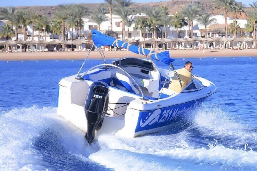 Private Speedboat For 1 Hour, Cruise the Coast - Sharm El Sheikh