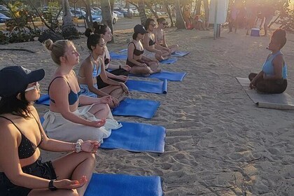Sunset Yoga Beach Class