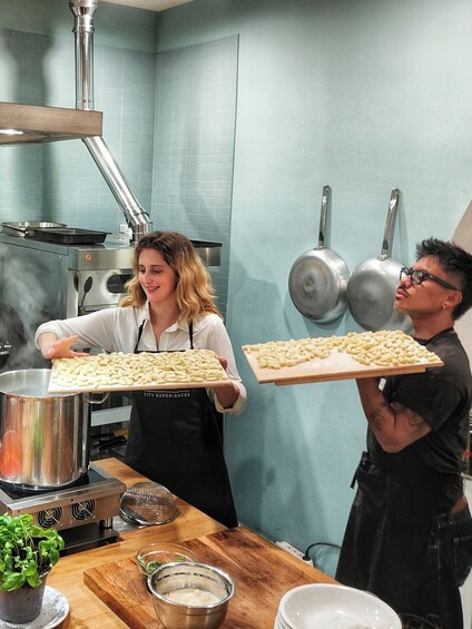 Gnocchi and Tiramisu Cooking Class in Rome with Unlimited Wine