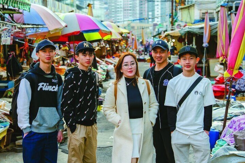 Busan Gukje Market Shared Minivan Tour