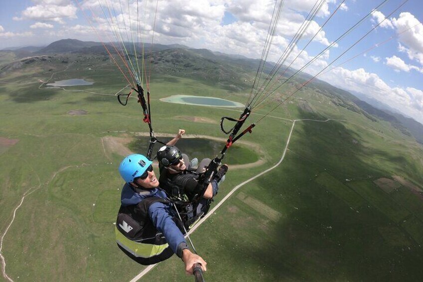 Tandem Paragliding in Durmitor National Park