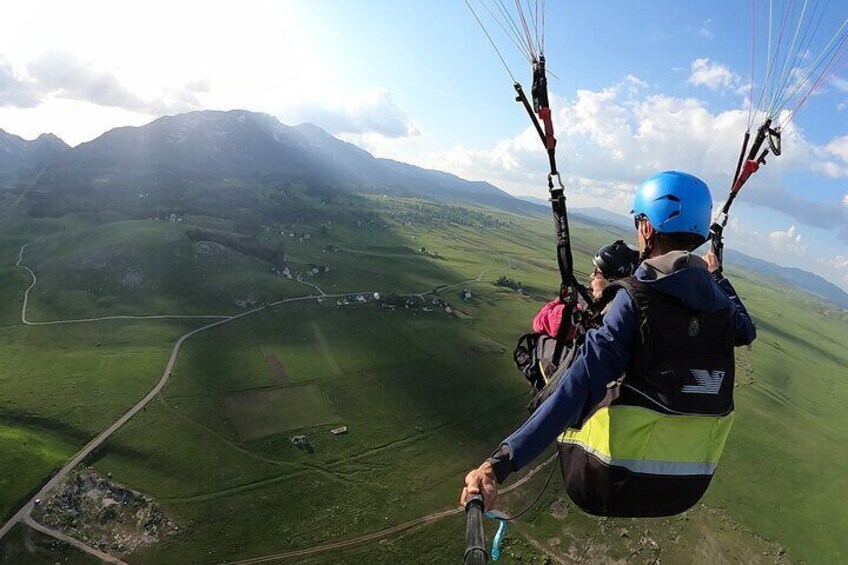 Tandem Paragliding in Durmitor National Park