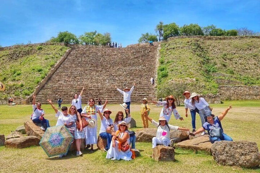 Monte Alban main square