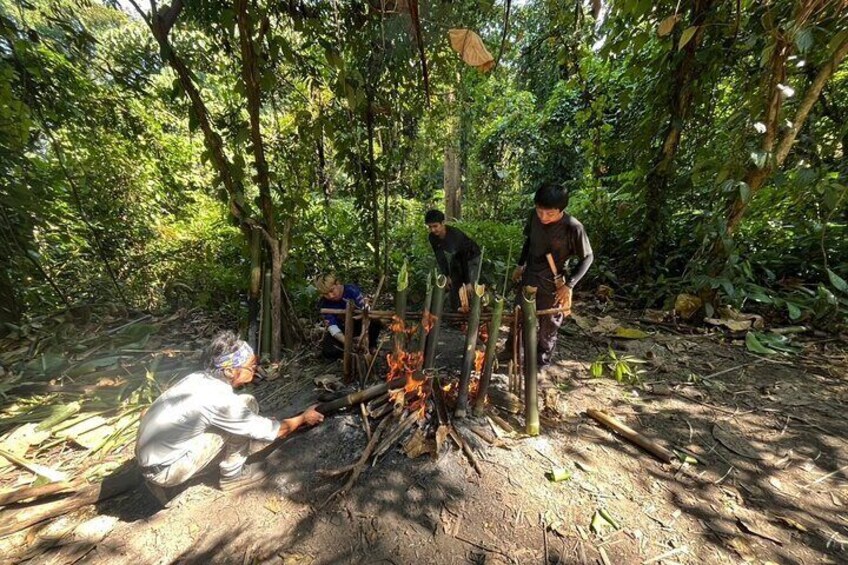 One Day Trekking Chiang Rai Jungle Adventure and Bamboo Cooking