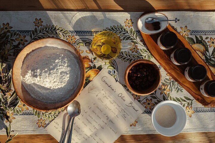 Olive Oil Tasting and Baking Experience at Eggares Olive Press