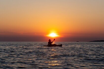Pula Sunset Kayak Tour in Glowing Transparent Kayaks