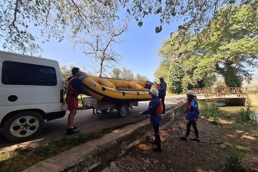 Rafting in Crete