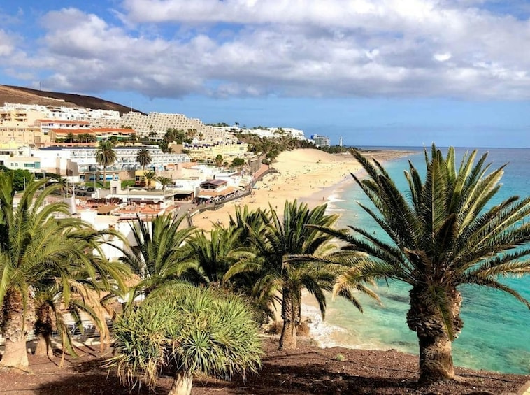 Jandia Highlights:Morro Jable, Dunes & the Sotavento lagoon from South