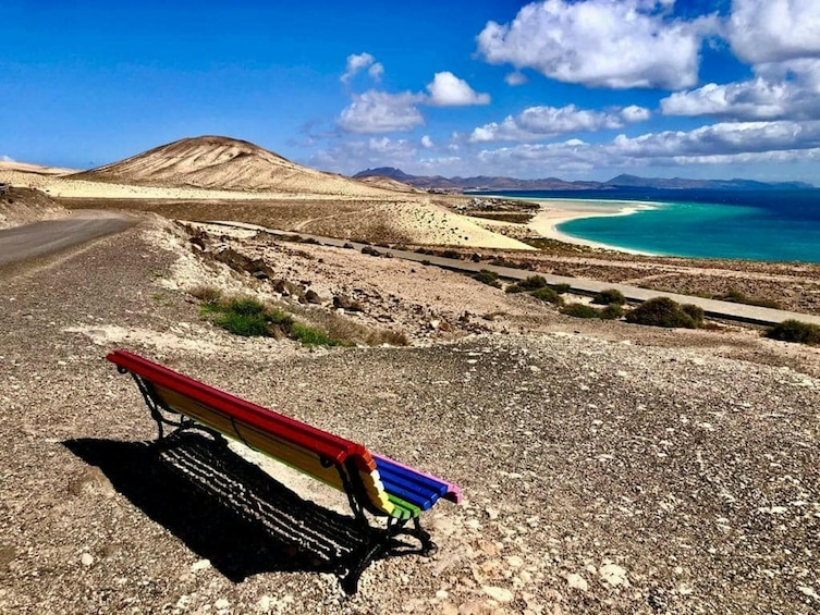 Jandia Highlights:Morro Jable, Dunes & the Sotavento lagoon from South