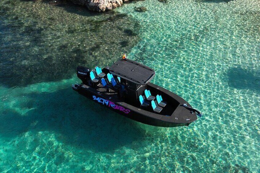 Palma Bay Boat Tour with Snorkeling and Paddle Surfing