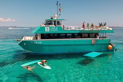 Exclusive Formentera Catamaran Cruise with Paella & VIP Beds