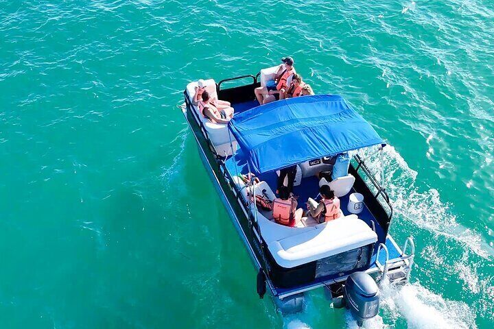 Pontoon Ride Through the 7 Colors Lagoon