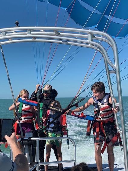 Picture 2 for Activity Clearwater Beach: Chute Em Up Parasailing Adventure