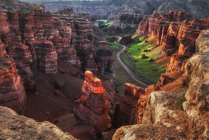 Charyn Canyon, Kaindy, and Kolsai Lakes from Almaty