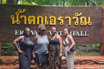 Private Tour to Erawan Waterfall in Kanchanaburi