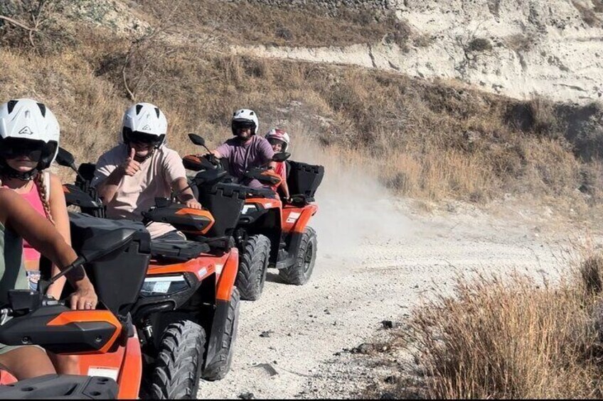 Santorini ATV 4x4 Off Road Volcanic Trails Tour