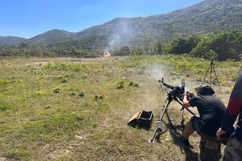 Shooting 50 caliber