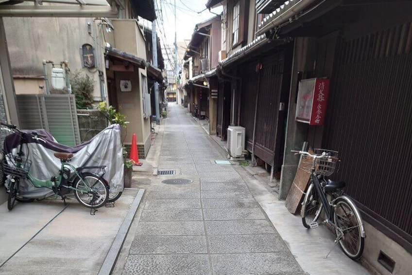 We will choose narrow path for bike ride!