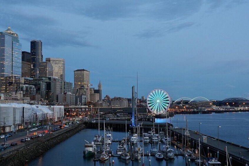 Seattle Evening Tour and Seattle Alki Beach Waterfront