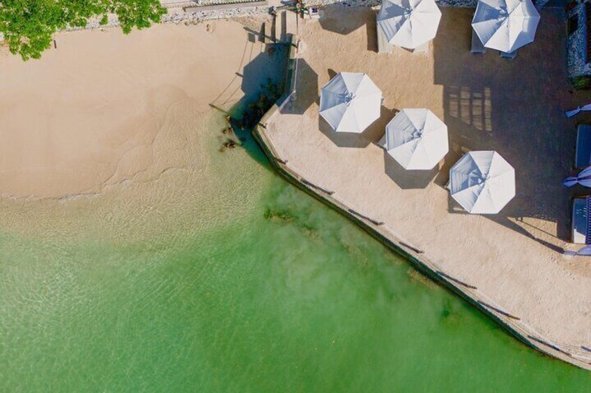 Private Beach and Full Food Tour to Charm Island