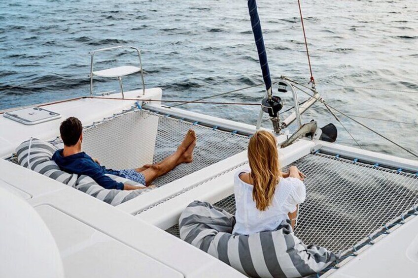 Cala Mondrago Private Sunset Cruise on Catamaran 