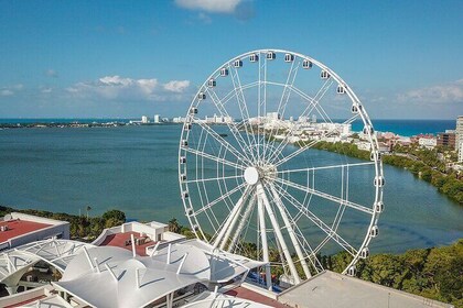 Visites guidées de Cancún SkyWheel, Lettres et Shopping