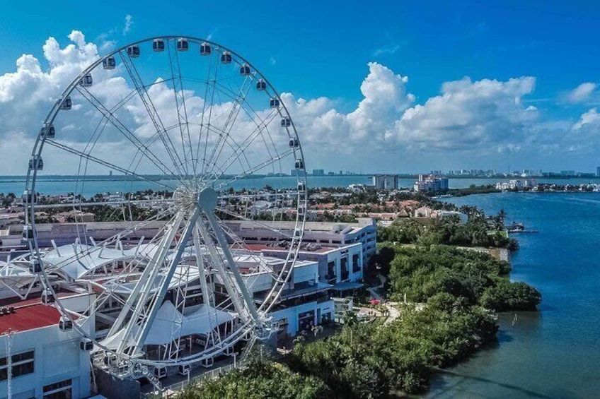 Cancun Guided Sightseeing SkyWheel, Letters and Shopping