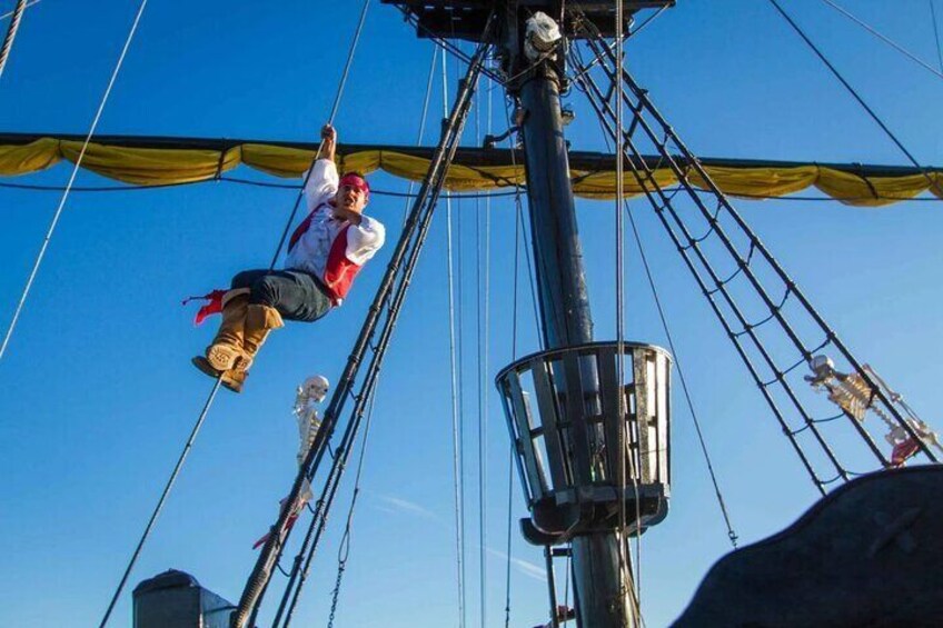 Pirate Boat Yo Ho Show Pirate Sunset Cabos San Lucas Dinner BBQ