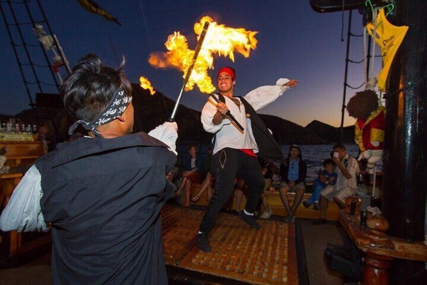 Pirate Ship Yo Ho! Sunset Show and BBQ Dinner in Cabo San Lucas 