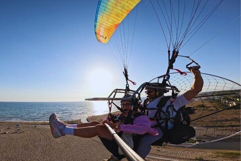Glide into the golden hour for an unforgettable sky-high view of the Cilento coast