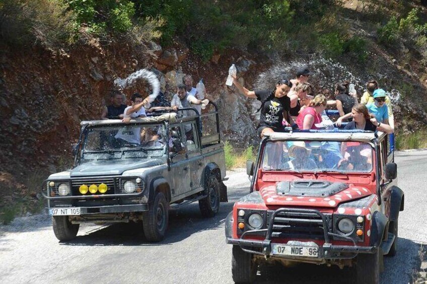 Icmeler Jeep Safari Adventure with Water Fights and Village Visit