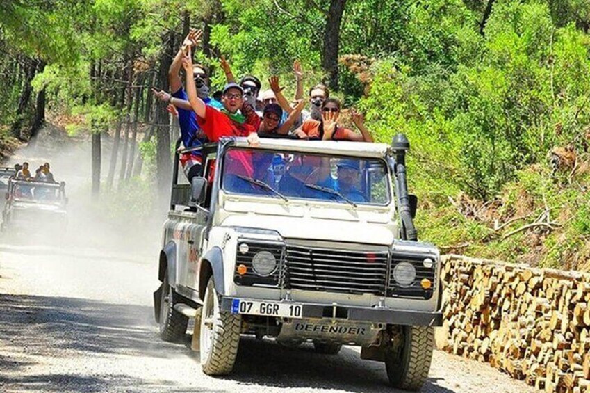 Icmeler Jeep Safari Adventure with Water Fights and Village Visit