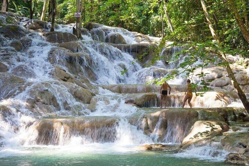 Bali Style High Ropes Swing and Dunn's River Fall Adventure