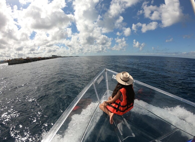 Picture 7 for Activity Cozumel: Invisible Boat Snorkeling Tour