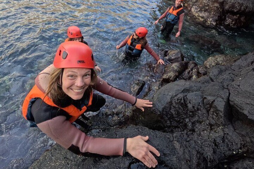 Azores Adventure on a Coastline with Coasteering