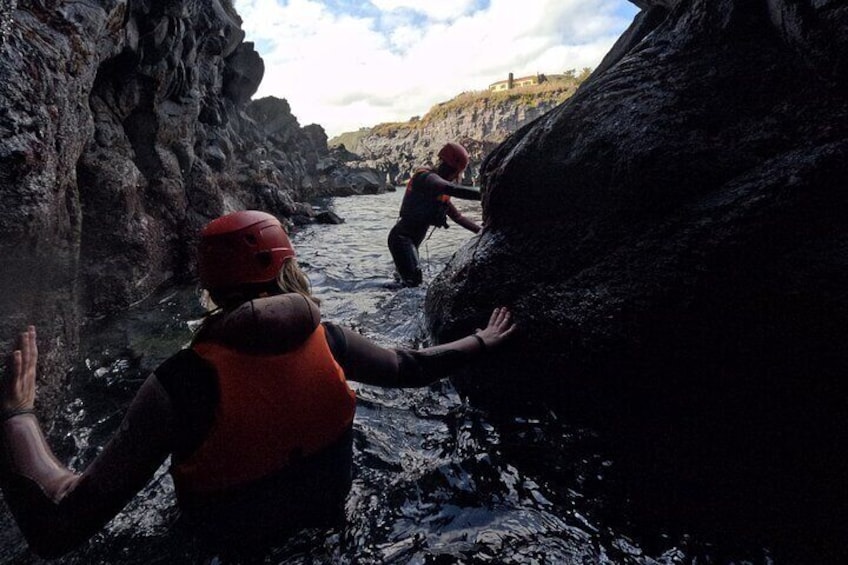 Azores Adventure on a Coastline with Coasteering