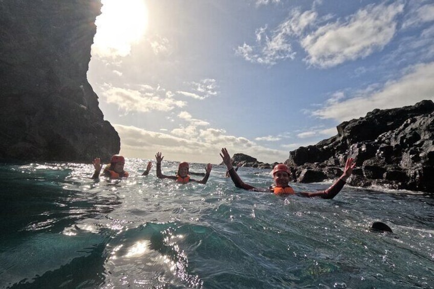 Azores Adventure on a Coastline with Coasteering