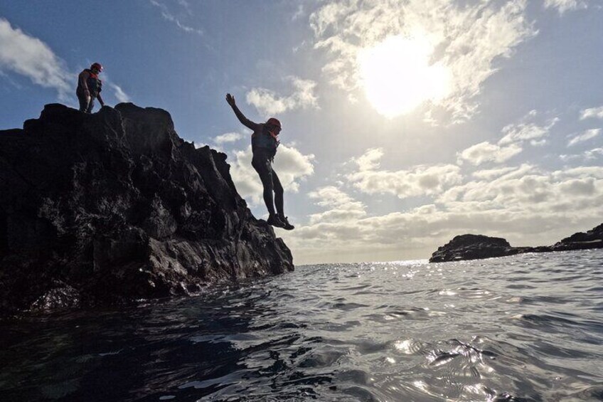 Azores Adventure on a Coastline with Coasteering