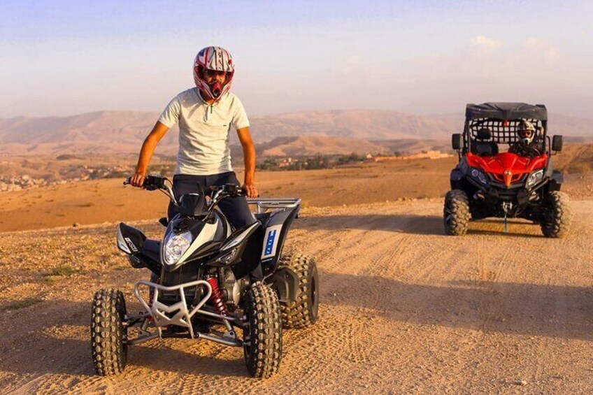 Agafay Desert Buggy Adventure with Lake Visit