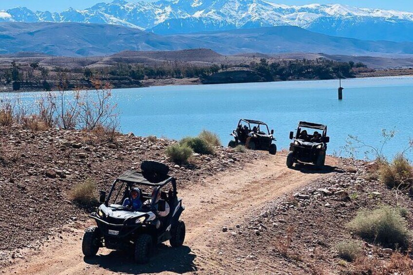 Agafay Desert Buggy Adventure with Lake Visit
