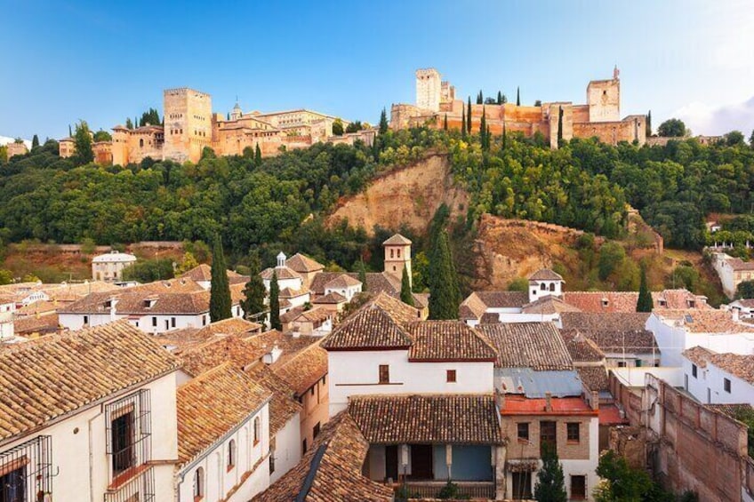 Granada Albayzín and Sacromonte from Estepona and Marbella