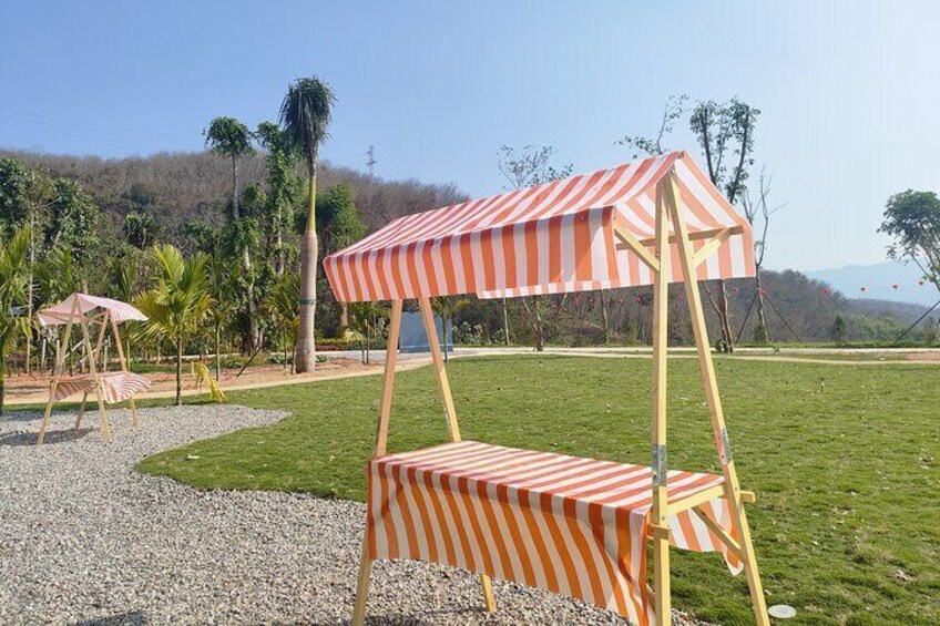 the camp area