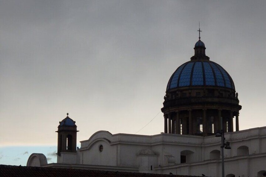 Dome of the Metropolitan Cathedral of Guatemala City.