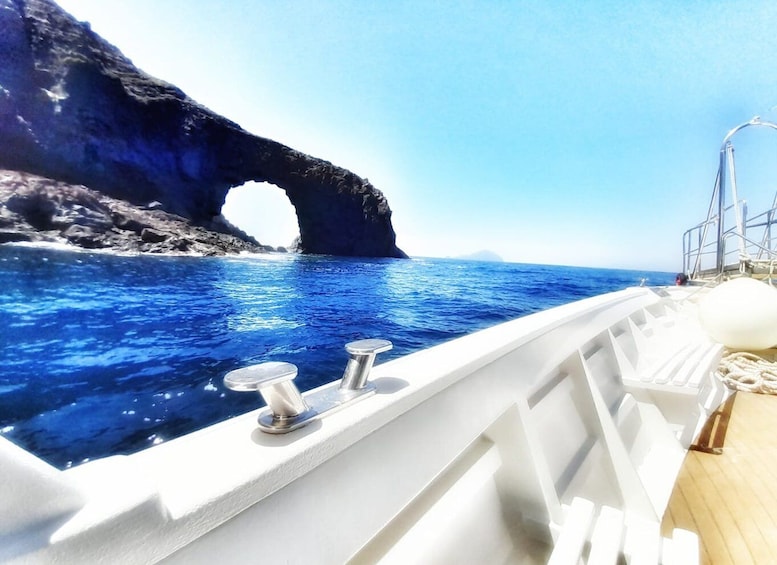 From Lipari: Island and Salina Full Day Sightseeing Cruise