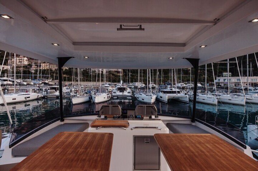 Favignana Egadi Islands Luxury Catamaran Tour with Lunch