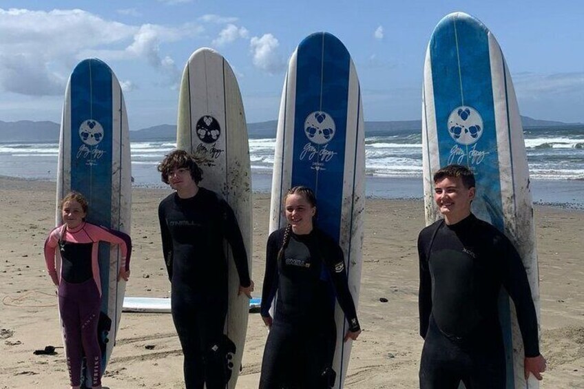 Fun Surfing Lesson in Ensenada Kids Beginners with Port Pick up 