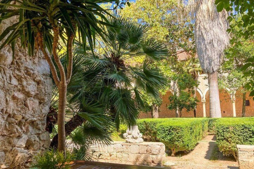 “The maze garden inside the Franciscan Monastery — a charming and peaceful spot to wander.”