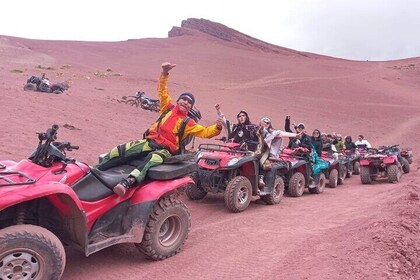 From Cusco Rainbow Mountain and Red Valley in ATVs and Food