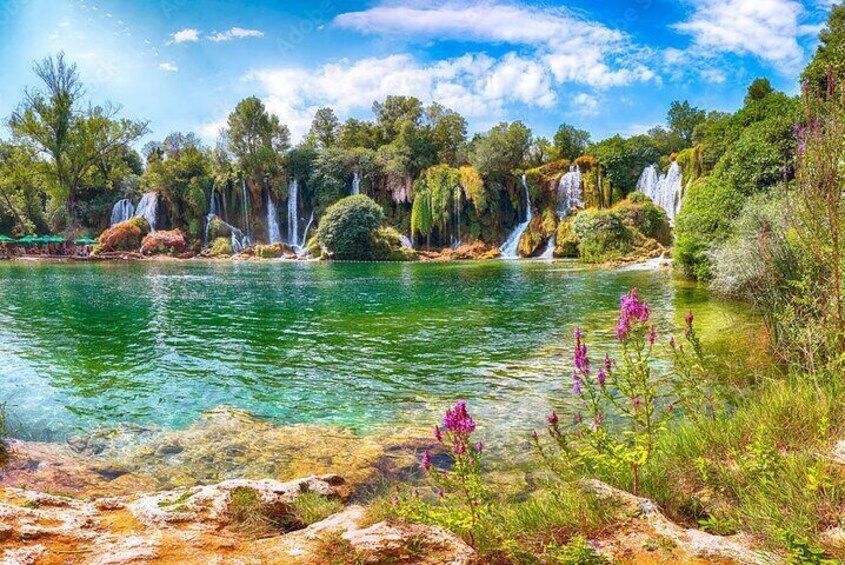 Mostar and Waterfalls with Rich Lunch as private from Orebic